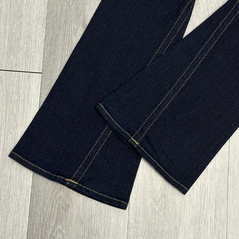 True Religion Joey Twisted Seam Flared Women's Low Rise Denim Jeans - Size 26x34 - Picture 3 of 10